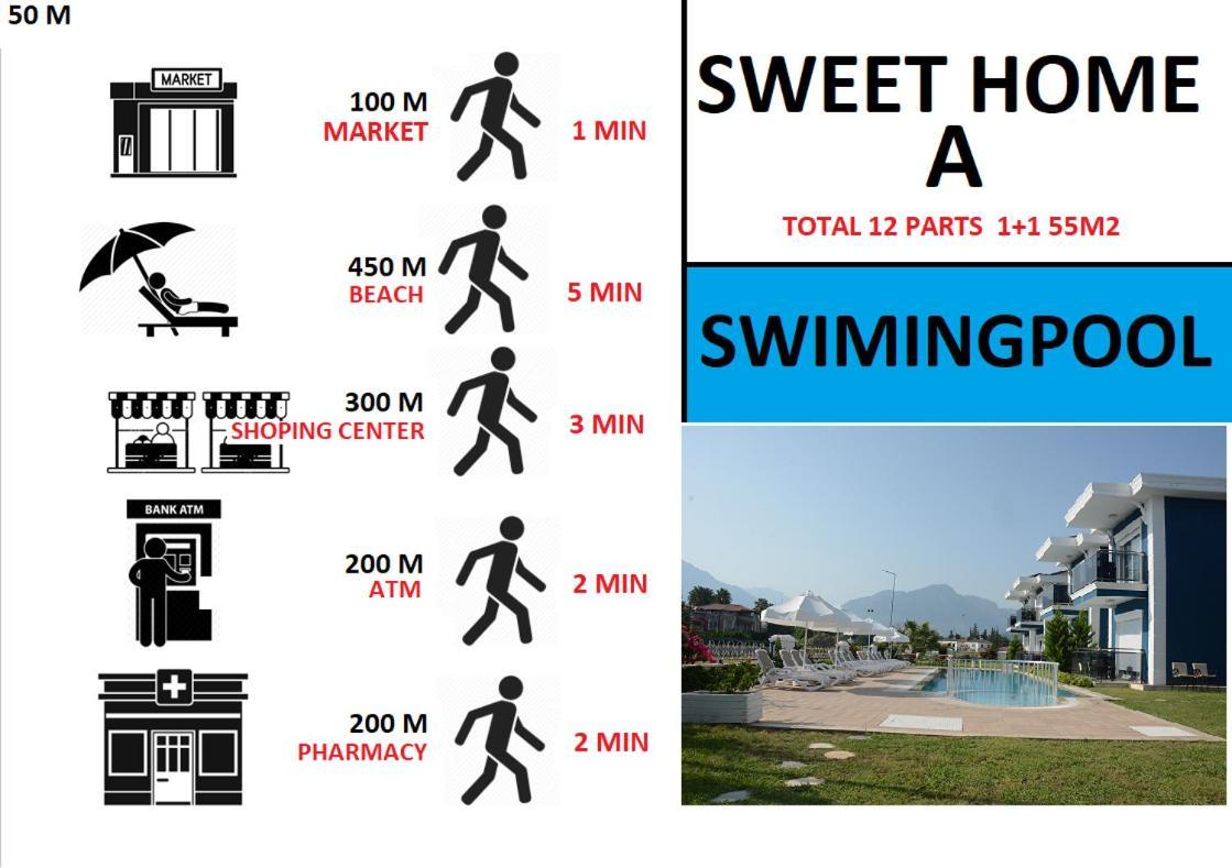 Sweet Home Kemer Apartments Εξωτερικό φωτογραφία